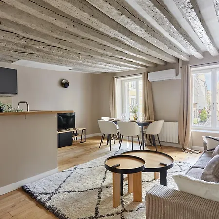 Coeur De - Grand Climatise 3 Br Appartement Parijs